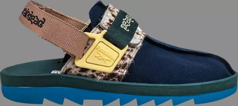 Кроссовки brain dead x beatnik 'pathways' Reebok, синий