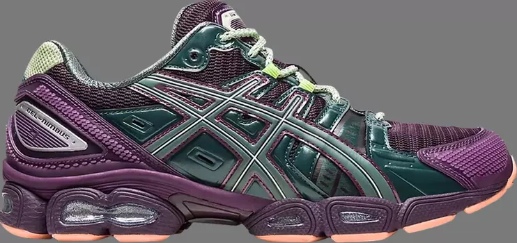 Кроссовки brain dead x gel nimbus 9 'nightshade' Asics, фиолетовый