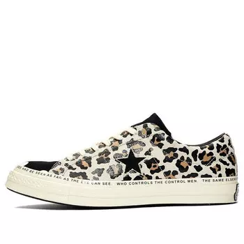 Кроссовки brain dead x one star low 'multi print' Converse, черный