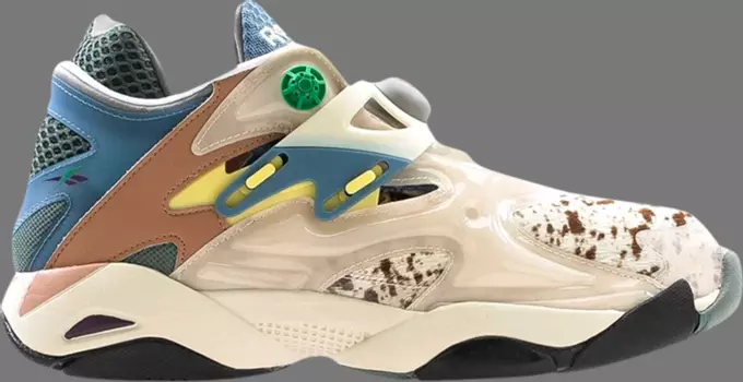 Кроссовки brain dead x pump court ct 'pathways' Reebok, пломбир