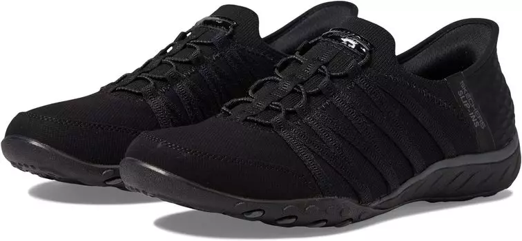 Кроссовки Breathe Easy - Roll With Me Hands Free Slip-Ins SKECHERS, черный