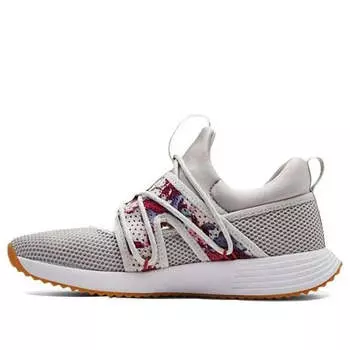 Кроссовки breathe sola 'gray white purple' Under Armour, серый