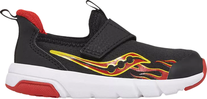 Кроссовки Breeze Slip-On Little Kid 'Flames', черный