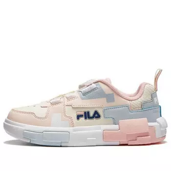Кроссовки brick sneakers 'pink blue white' Fila, розовый