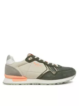 Кроссовки Brit Camp W Pls40038 Pepe Jeans, зеленый