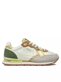 Кроссовки Brit Print W Pepe Jeans, белый