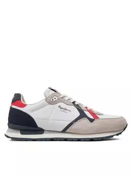 Кроссовки Brit Road M Pepe Jeans, белый