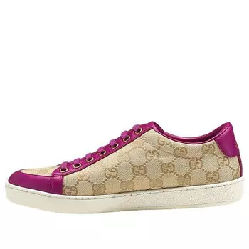 Кроссовки brooklyn gg sneakers 'beige fuchsia' Gucci, бежевый