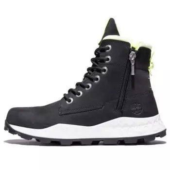 Кроссовки brooklyn side zip boot 'black white' Timberland, черный