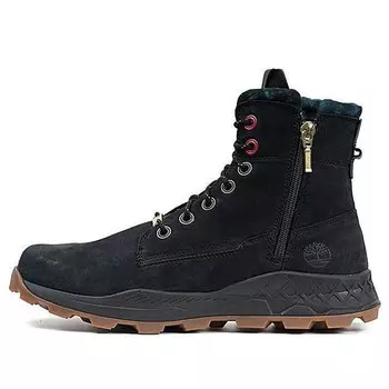 Кроссовки brooklyn side zip boots 'black nubuck' Timberland, черный