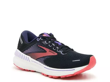 Кроссовки Brooks Adrenaline GTS 22, черный/розовый/фиолетовый