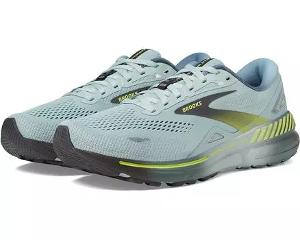 Кроссовки Brooks Adrenaline GTS 23, цвет Cloud Blue/Goblin Blue/Lime