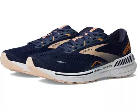 Кроссовки Brooks Adrenaline GTS 23, цвет Peacoat/Tangerine/Peach
