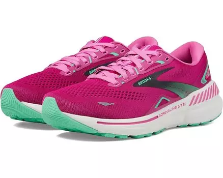 Кроссовки Brooks Adrenaline GTS 23, цвет Pink/Festival Fuchsia/Black