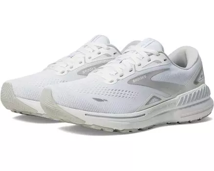 Кроссовки Brooks Adrenaline GTS 23, цвет White/Oyster/Silver