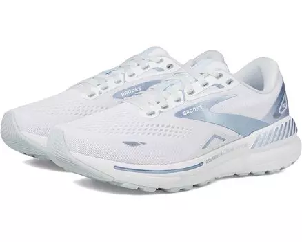 Кроссовки Brooks Adrenaline GTS 23, цвет White/Black/Illusion Blue