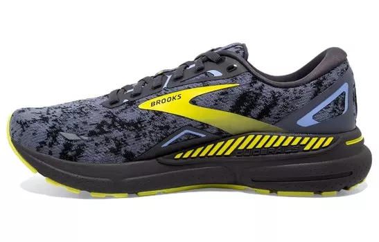 Кроссовки Brooks Adrenaline GTS 23 'Nine Iron Sulphur', фиолетовый/желтый