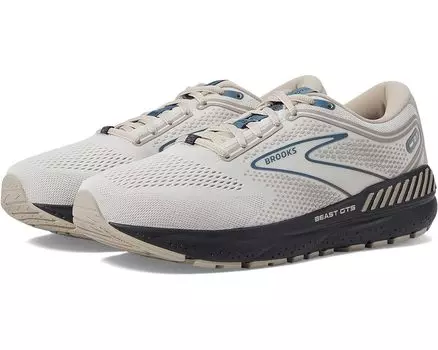 Кроссовки Brooks Beast GTS 23, цвет Chateau Grey/White Sand/Blue