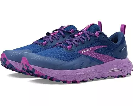 Кроссовки Brooks Cascadia 17, цвет Navy/Purple/Violet