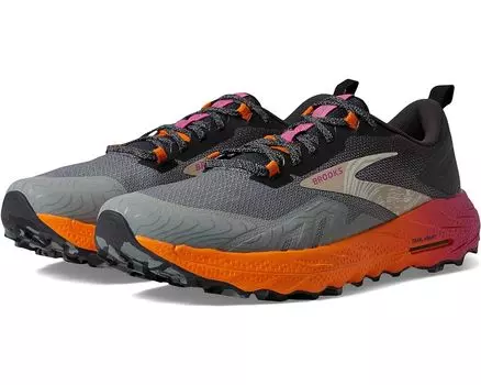 Кроссовки Brooks Cascadia 17, цвет Primer/Ebony/Oriole