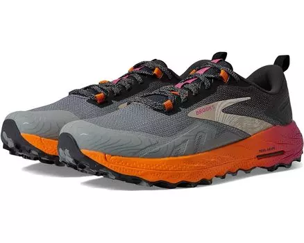 Кроссовки Brooks Cascadia 17, цвет Primer/Ebony/Oriole