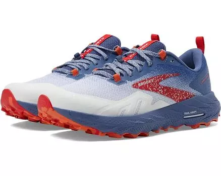 Кроссовки Brooks Cascadia 17, цвет White/Navy/Bittersweet