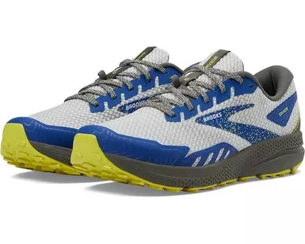 Кроссовки Brooks Divide 4, цвет Gunmetal/Surf The Web/Sulphur