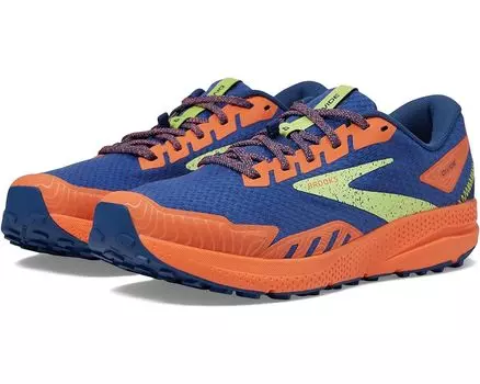 Кроссовки Brooks Divide 4, цвет Navy/Firecracker/Sharp Green