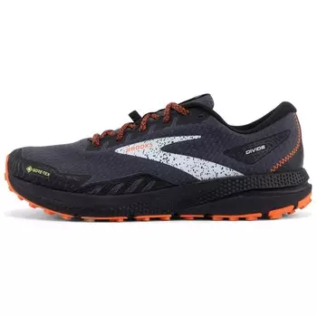 Кроссовки Brooks Divide 4 GORE-TEX 'Black Firecracker', черный
