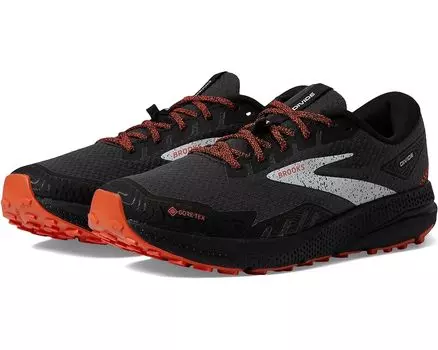 Кроссовки Brooks Divide 4 GTX, цвет Black/Firecracker/Blue