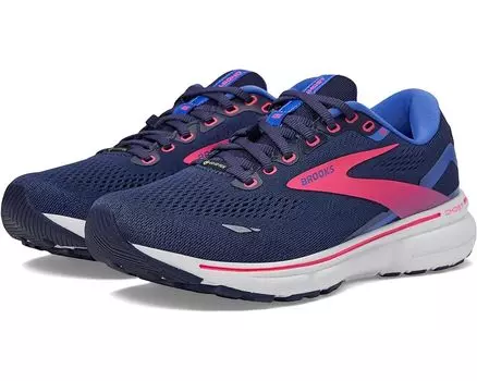 Кроссовки Brooks Ghost 15 GTX, цвет Peacoat/Blue/Pink