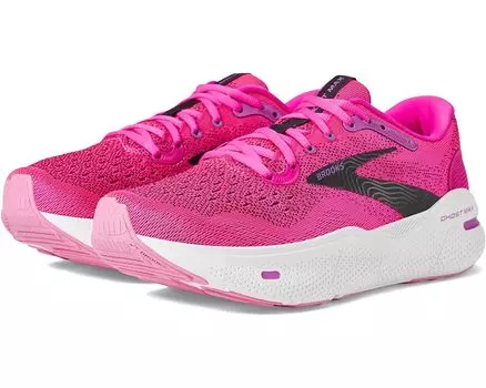 Кроссовки Brooks Ghost Max, цвет Pink Glo/Purple/Black