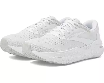 Кроссовки Brooks Ghost Max, цвет White/Oyster/Metallic Silver