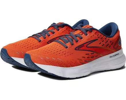 Кроссовки Brooks Glycerin 20, цвет Orange/Titan/Flame