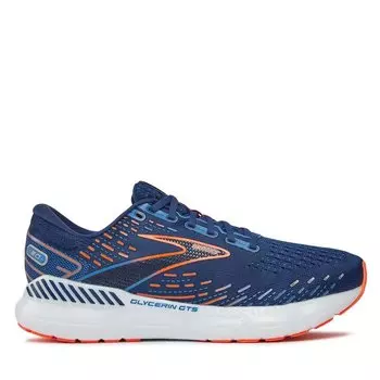 Кроссовки Brooks Glycerin GTS 110383 1D 444 Blue Depths/Palace Blue/Orange, темно-синий