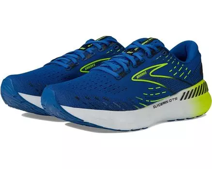 Кроссовки Brooks Glycerin GTS 20, цвет Blue/Nightlife/White