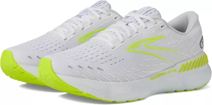 Кроссовки Brooks Glycerin GTS 20, цвет White/Nightlife