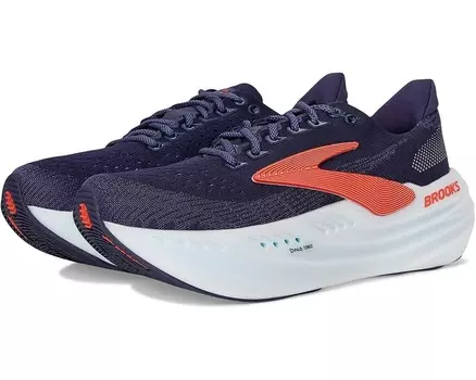 Кроссовки Brooks Glycerin Max, цвет Peacoat/Blue Ribbon/Hot Coral