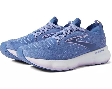 Кроссовки Brooks Glycerin StealthFit 20, цвет Blue/Pastel Lilac/White