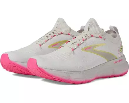 Кроссовки Brooks Glycerin StealthFit 20, цвет Grey/Yellow/Pink
