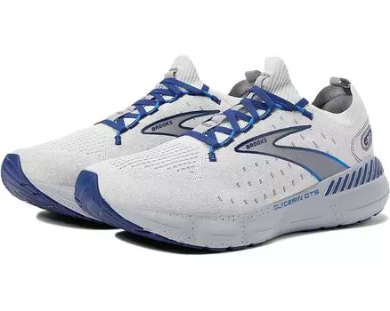 Кроссовки Brooks Glycerin StealthFit GTS 20, цвет Oyster/Alloy/Blue Depths
