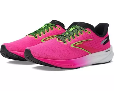 Кроссовки Brooks Hyperion, цвет Pink Glo/Green/Black