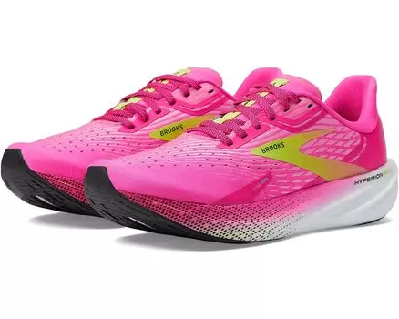 Кроссовки Brooks Hyperion Max, цвет Pink Glo/Green/Black