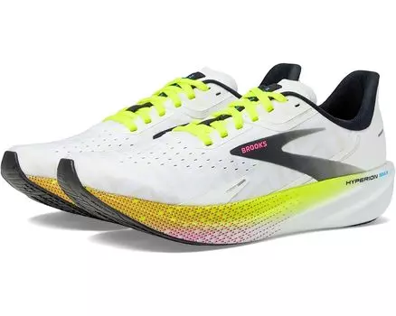 Кроссовки Brooks Hyperion Max, цвет White/Black/Nightlife