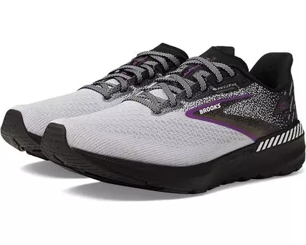 Кроссовки Brooks Launch GTS 10, цвет Black/White/Violet