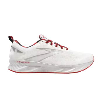 Кроссовки Brooks Levitate 6 'White Red Silver', белый