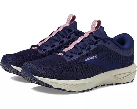 Кроссовки Brooks Revel 7, цвет peacoat/onyx/orchid