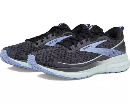 Кроссовки Brooks Trace 3, цвет Blackened Pearl/Skylight/Iris