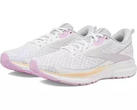 Кроссовки Brooks Trace 3, цвет White/Orchid/Apricot