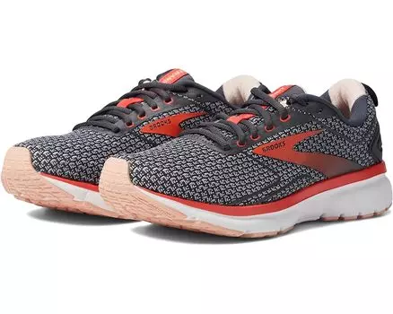 Кроссовки Brooks Transmit 3, цвет Ebony/Oyster/Hot Coral